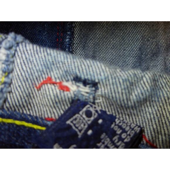 VTG Urban Culture Baggy Wide Leg Jean Shorts Denim Y2K Skater 90s Men’s 44 - Picture 4 of 11